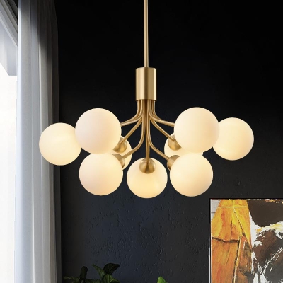 Post-Modern Starburst Hanging Chandelier