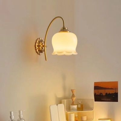 Modern Metal Wall Sconce Flower Shape
