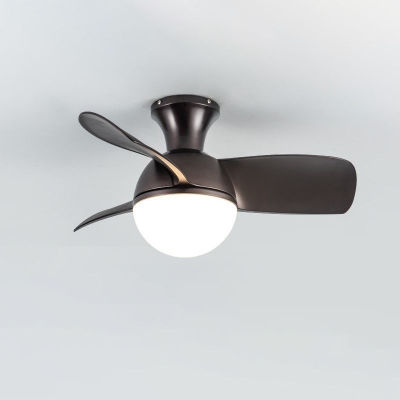 Modern Style Ceiling Fans Light Iron and Acrylic for Living Room Flushmount
