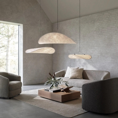 Modern Design Silk Pendant Light for Living Room
