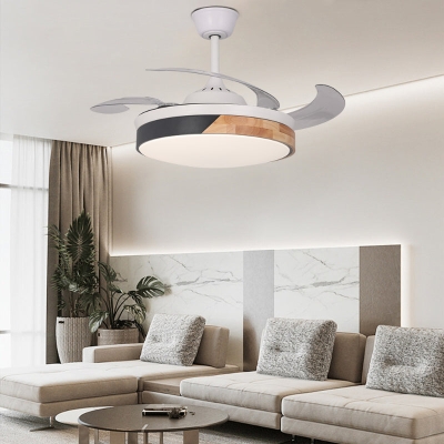 Nordic 42" LED Dimmable Ceiling Fans Light