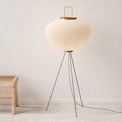 Modern Rice Paper Floor Lamp