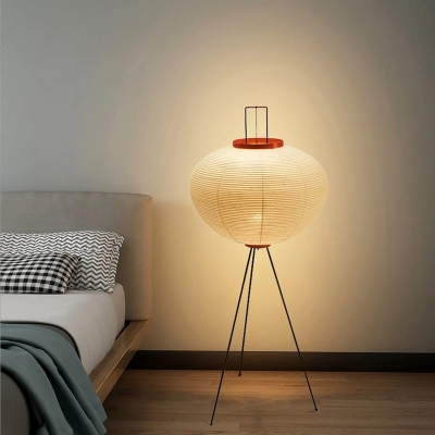 Modern Rice Paper Floor Lamp