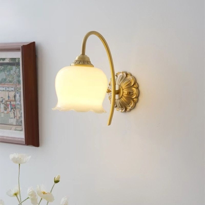 Modern Metal Wall Sconce Flower Shape